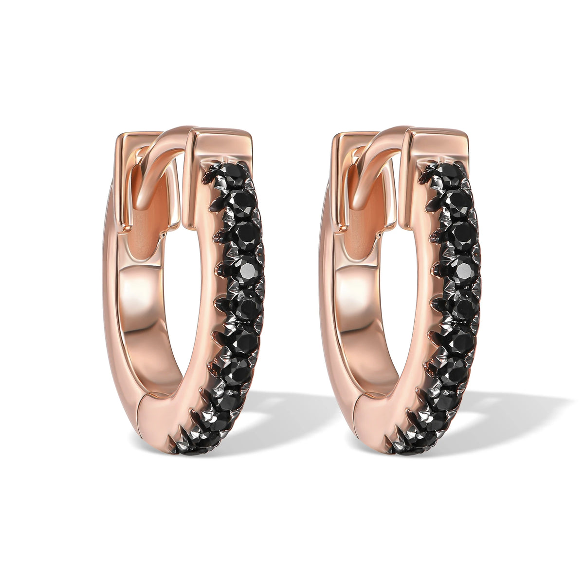 FLOR BLACK DIAMOND EARRING