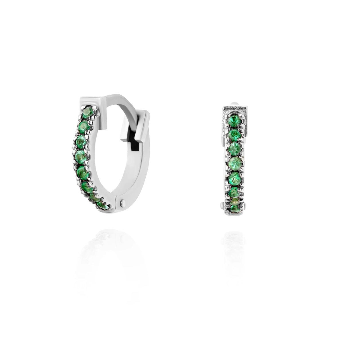 FLOR EMERALD EARRING