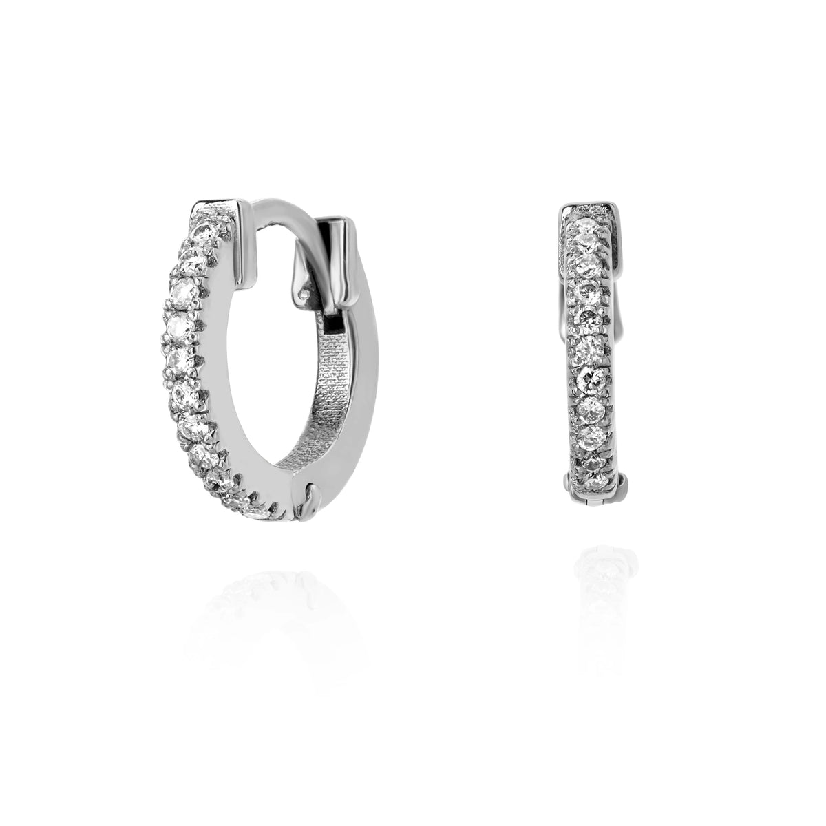 FLOR WHITE DIAMOND EARRING