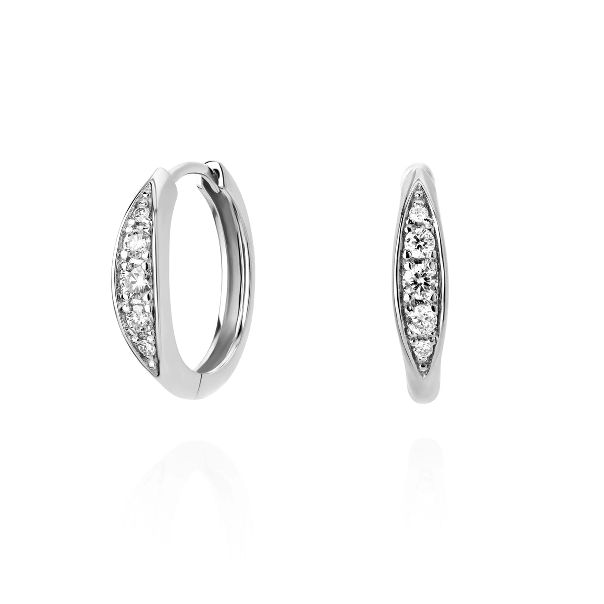 ALICE WHITE DIAMOND EARRING