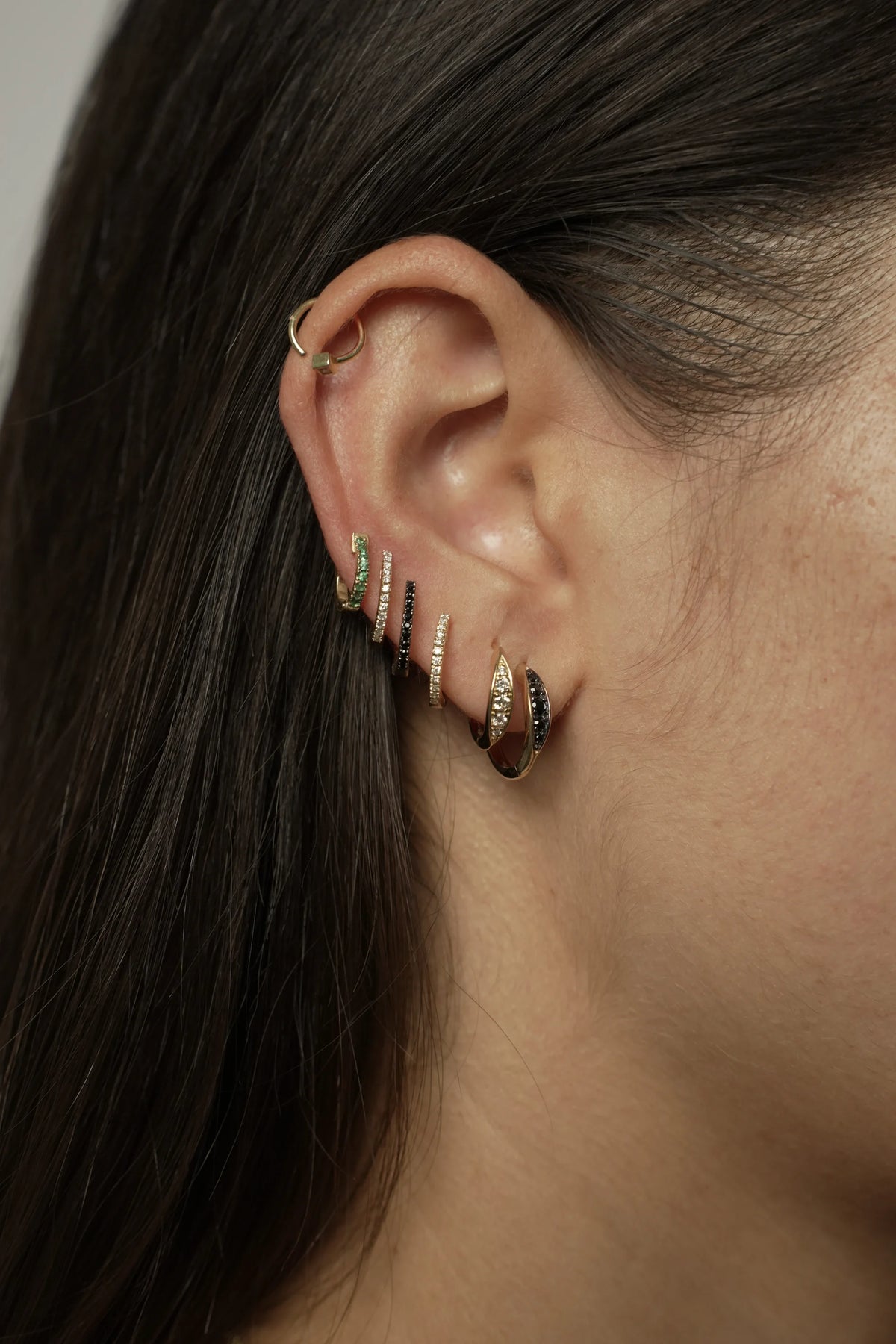 EVE BLACK DIAMOND EARRING
