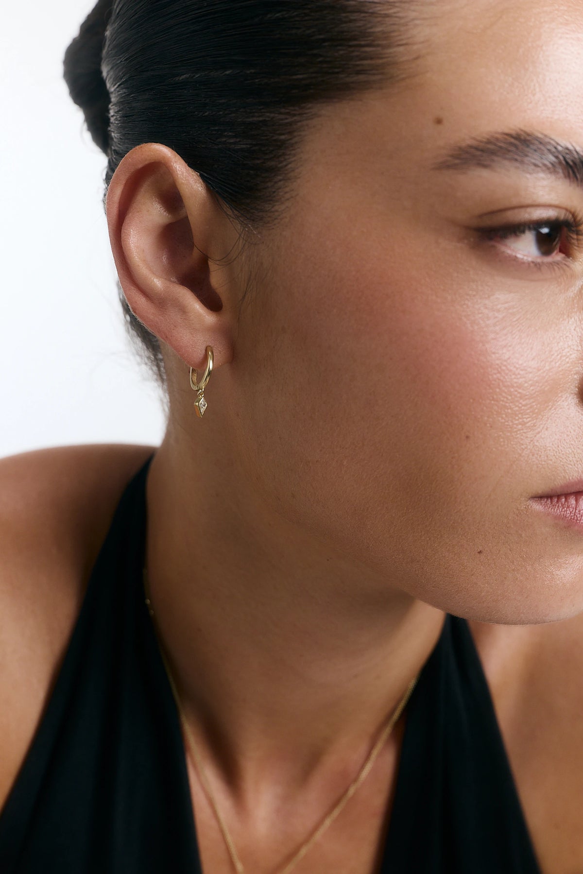 GEO DROP EARRING