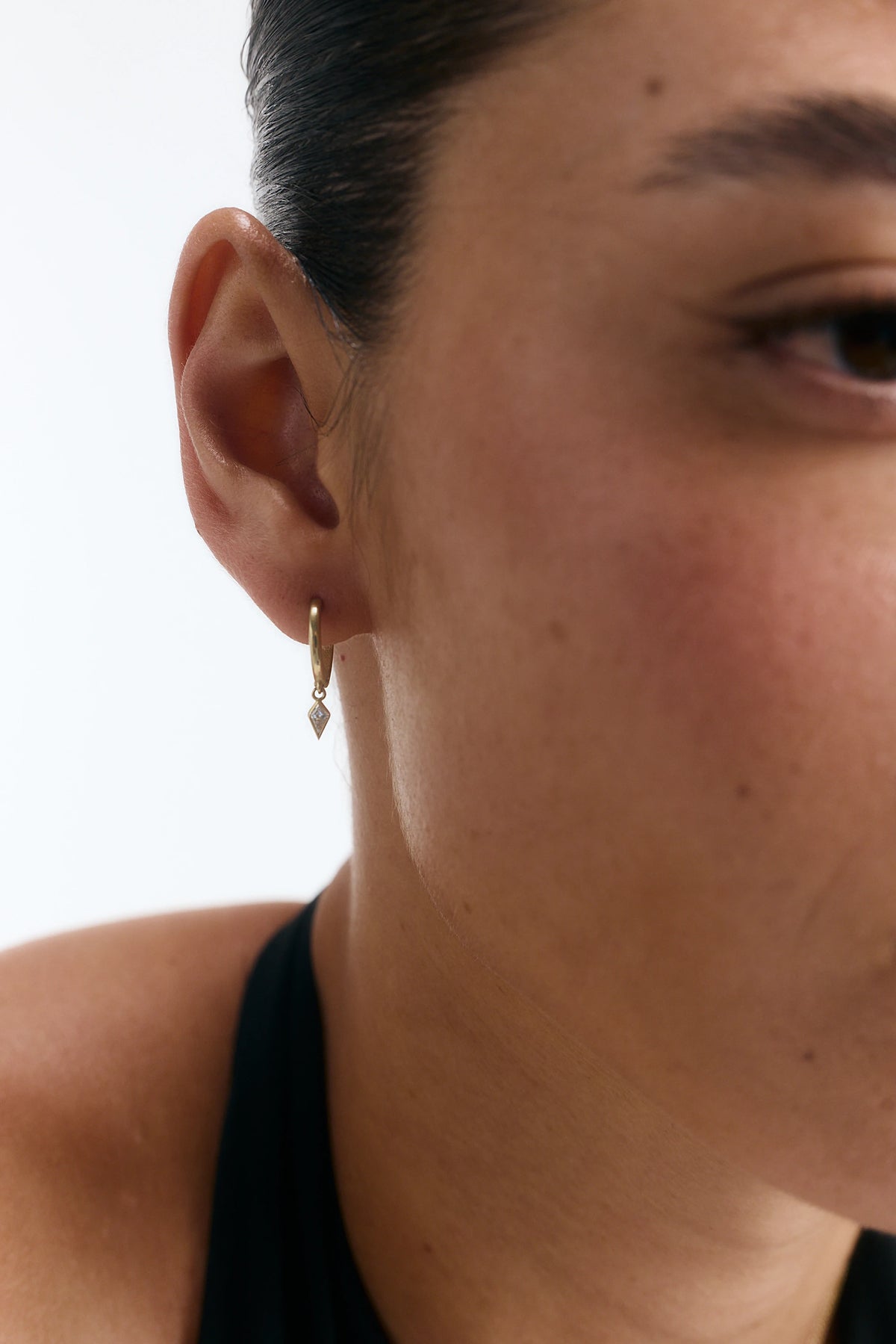 GEO DROP EARRING