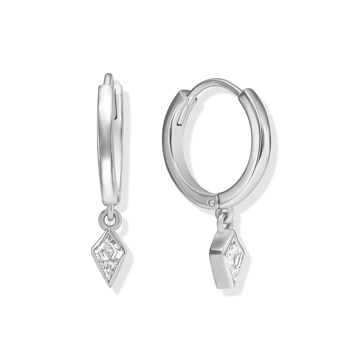 GEO DROP EARRING