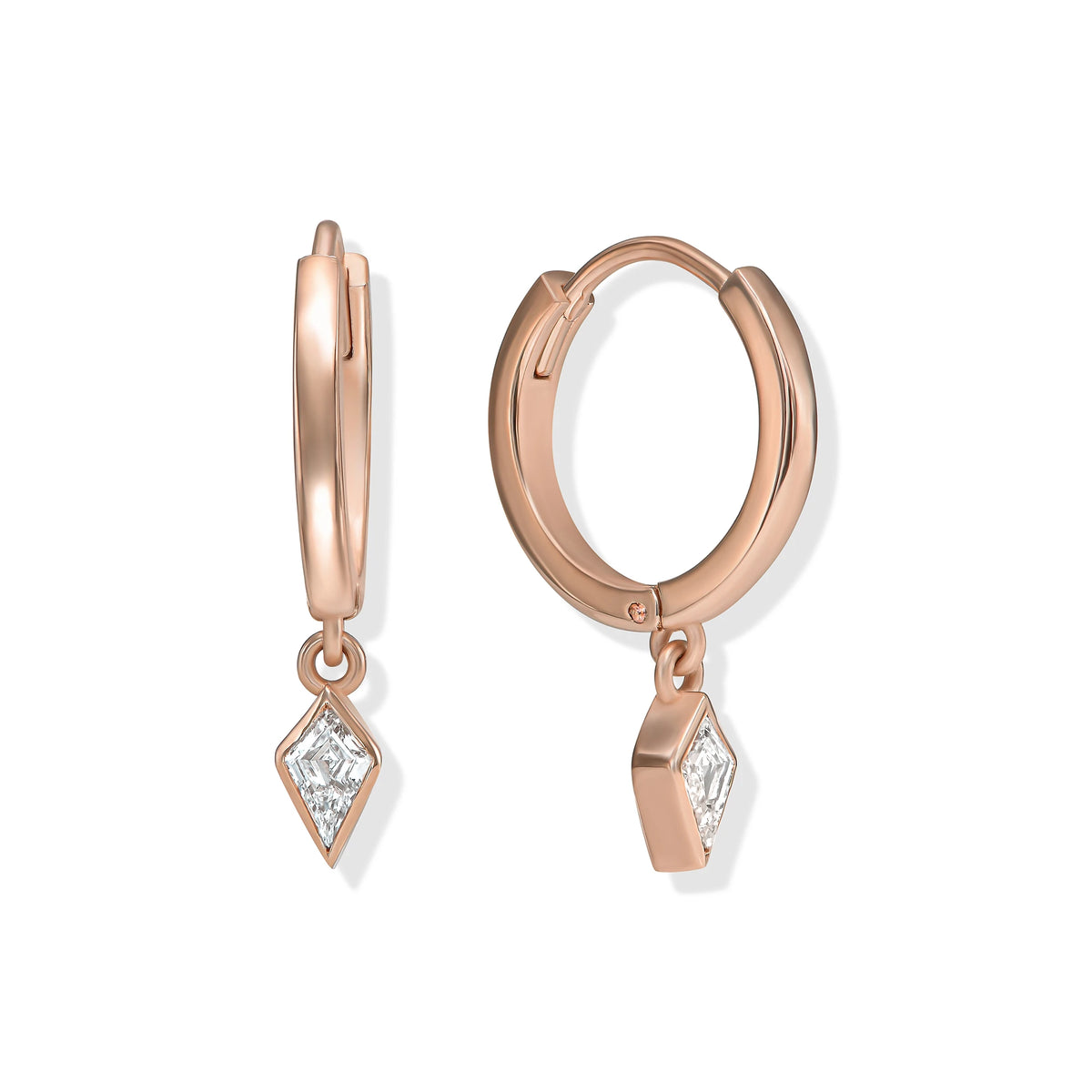 GEO DROP EARRING
