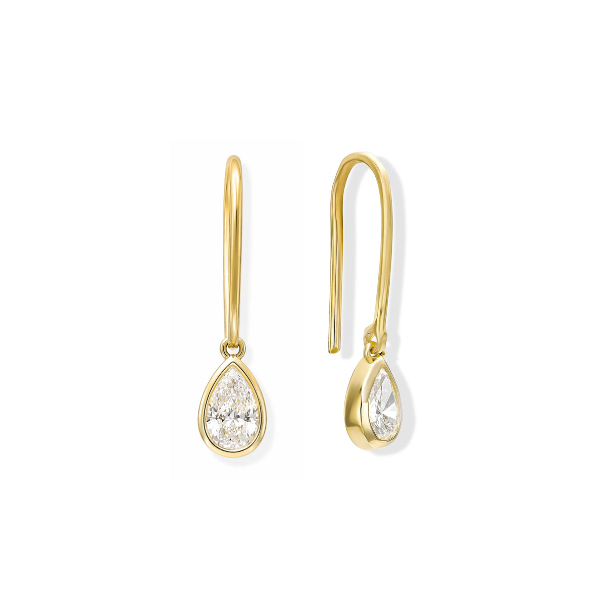 GOLDEN DROP EARRING