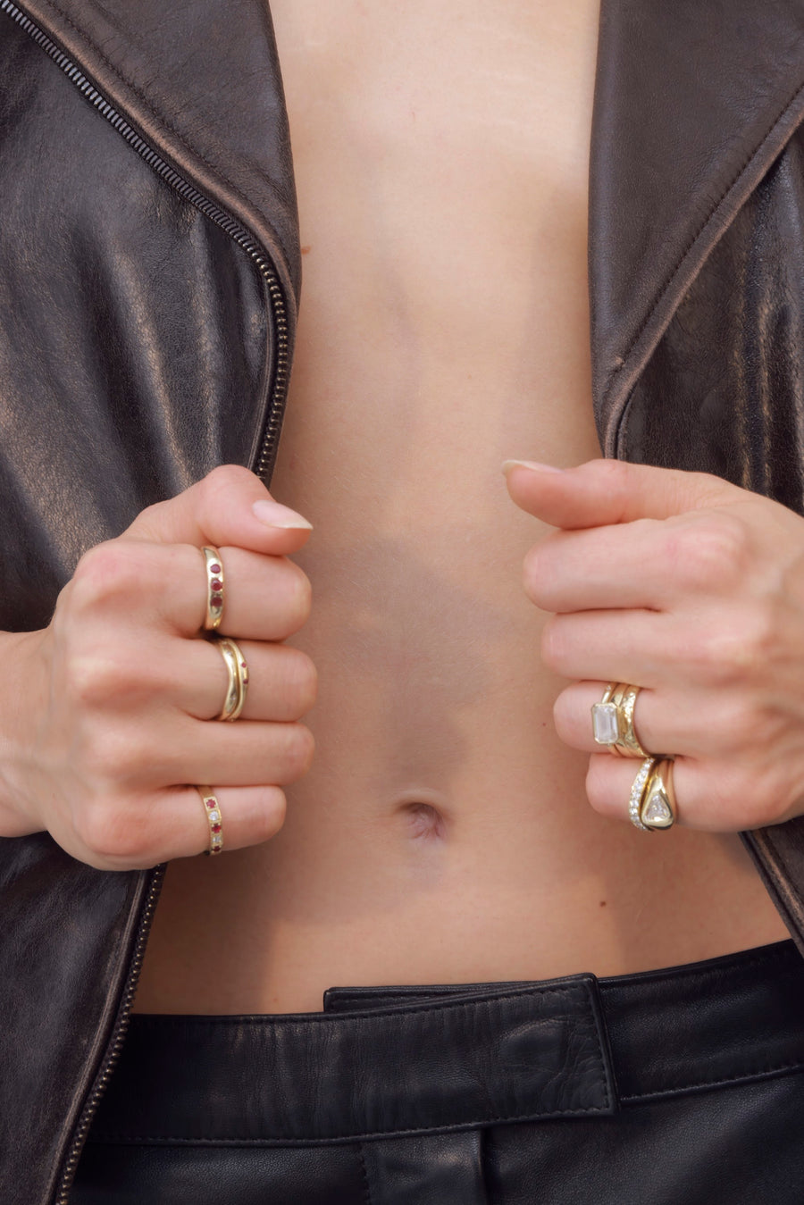 TIARA RING + CROWN RING, Styled