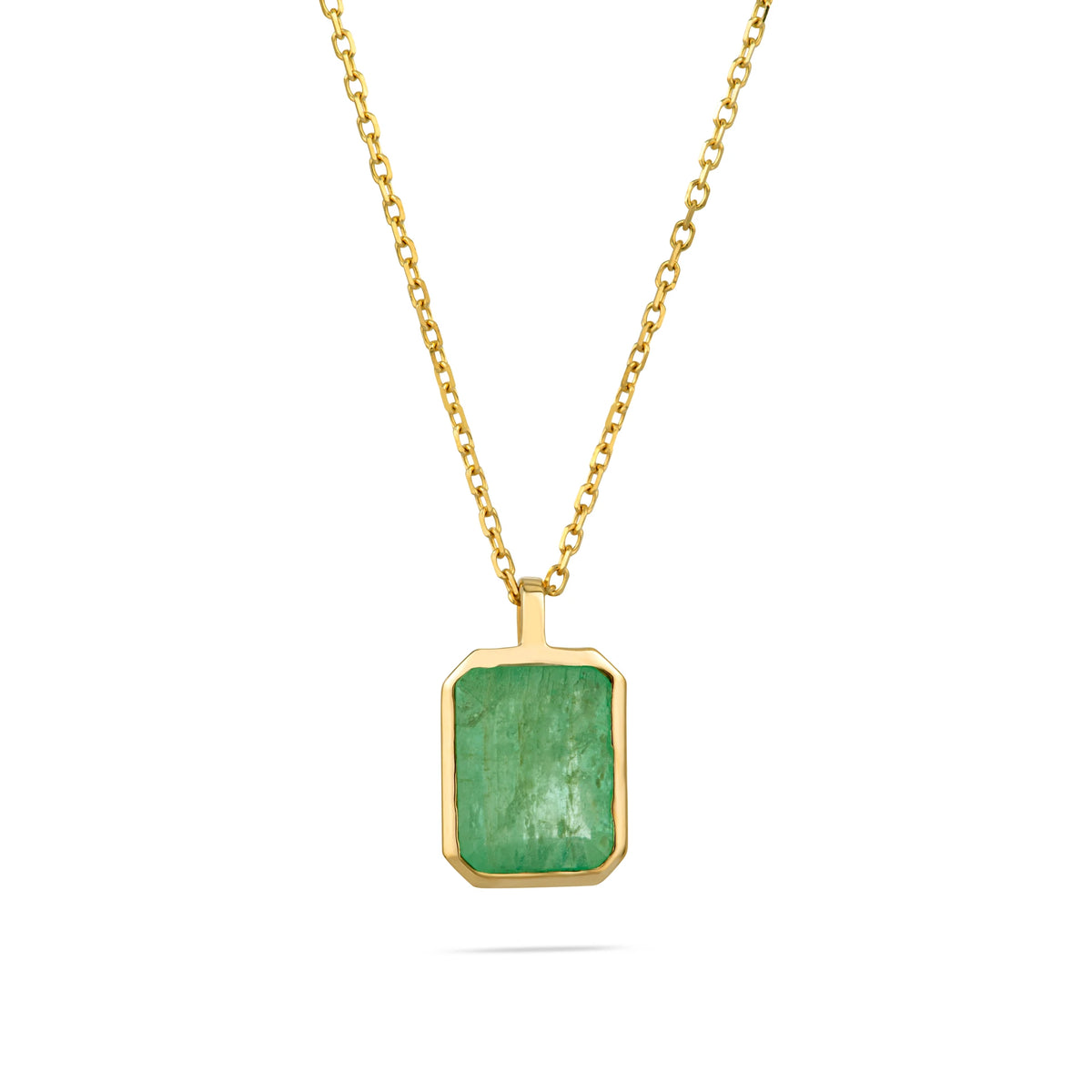 AMOR NATURAL EMERALD NECKLACE