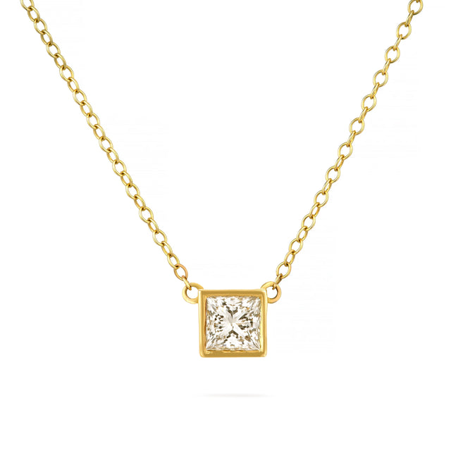 PRINCESS NECKLACE, Packshot, Yellow Gold