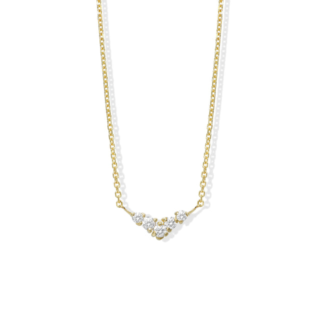 EVA LARGE NECKLACE, Packshot, Yellow Gold