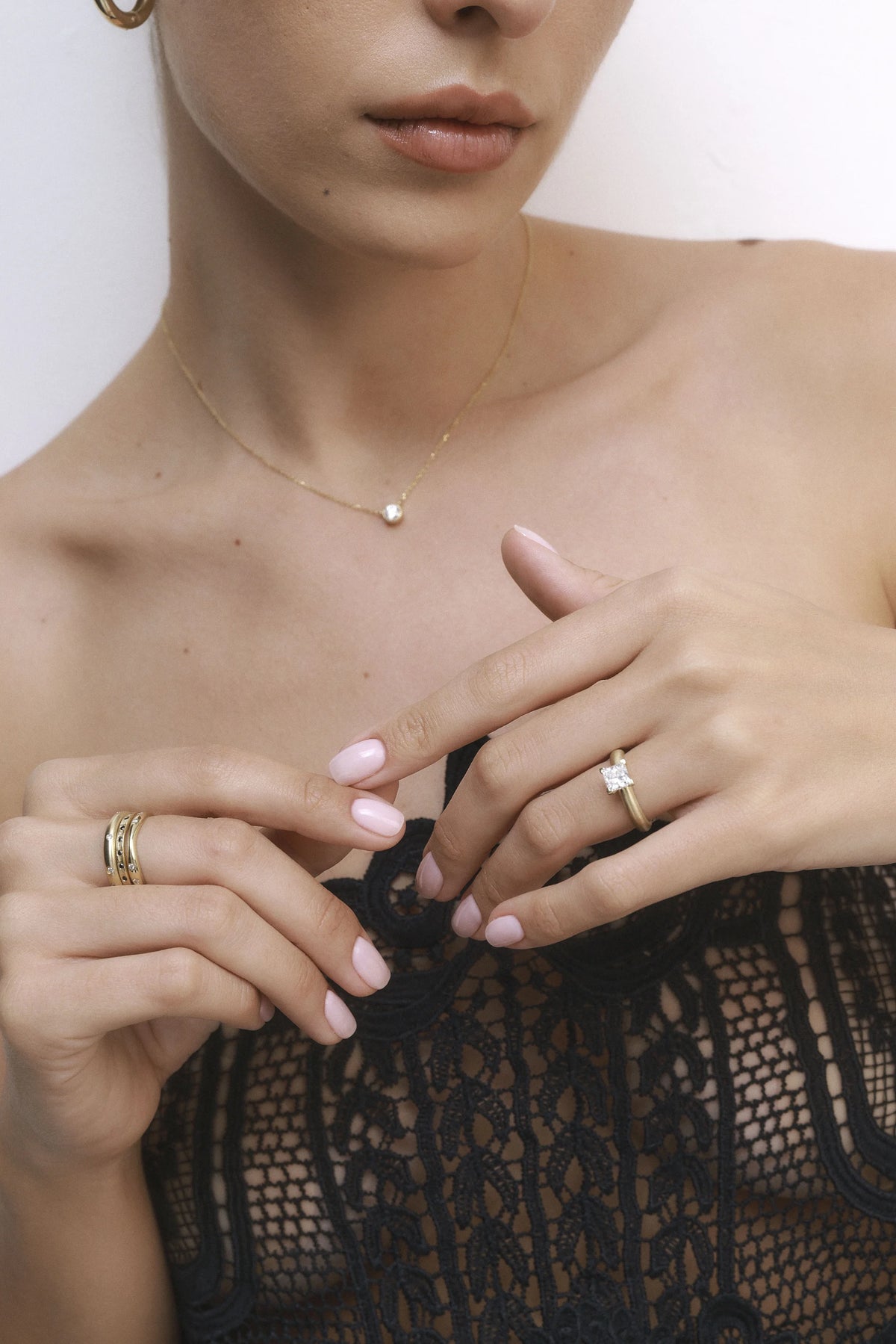 CELESTE PRINCESS DIAMOND RING