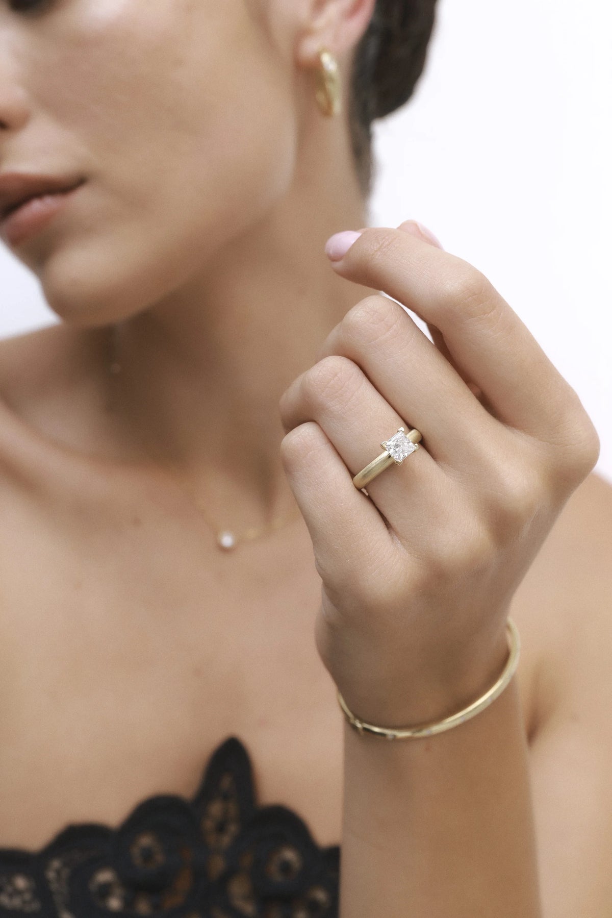 CELESTE PRINCESS DIAMOND RING