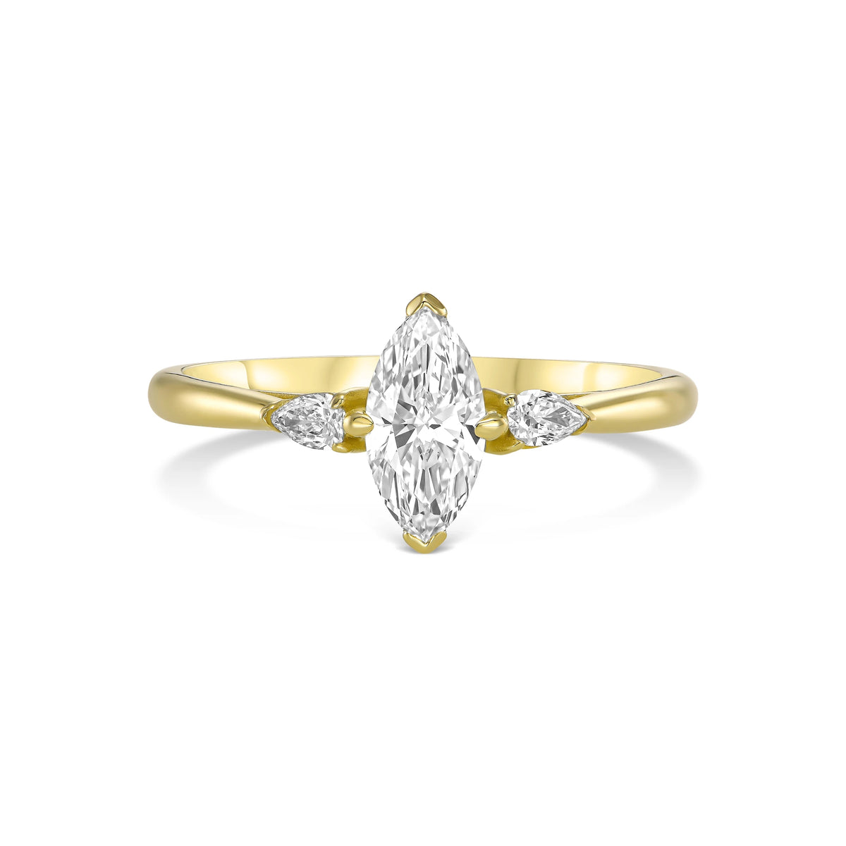 CROWN MARQUISE RING