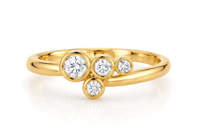 ABIGAIL RING, Packshot, Yellow Gold