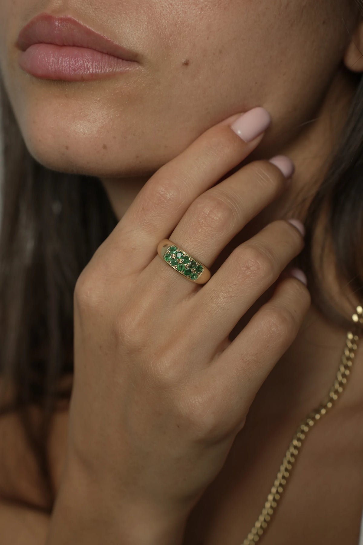 ANNA EMERALD RING