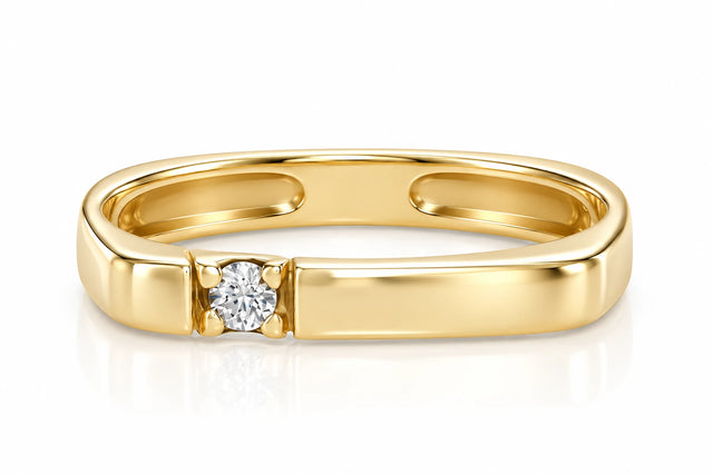 ARC RING, Packshot, Yellow Gold