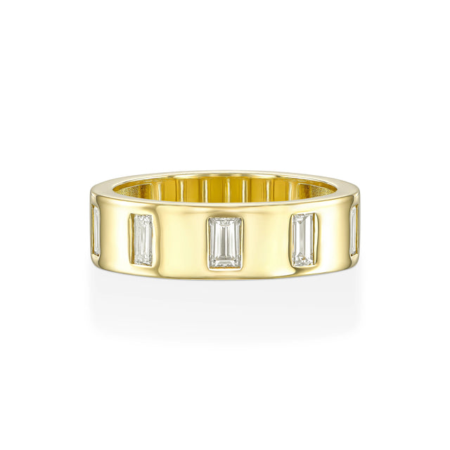 ETERNITY BAGUETTE RING, Packshot, Yellow Gold