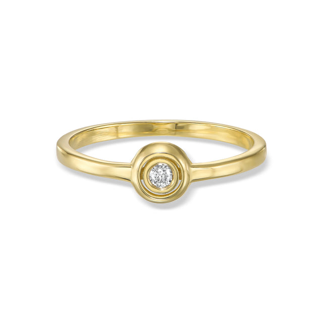 LENNY RING, Packshot, Yellow Gold