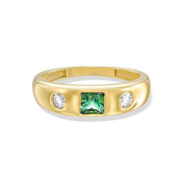 TAMAR SPACE RING, Packshot, Yellow Gold