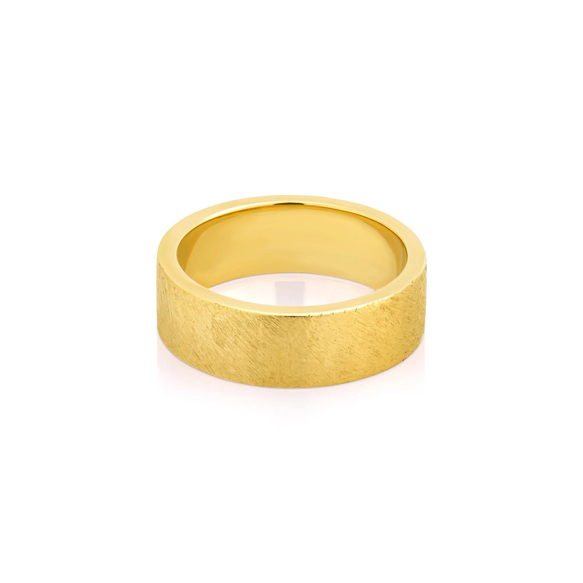 THICK ROUGH WEDDING RING 6 MM