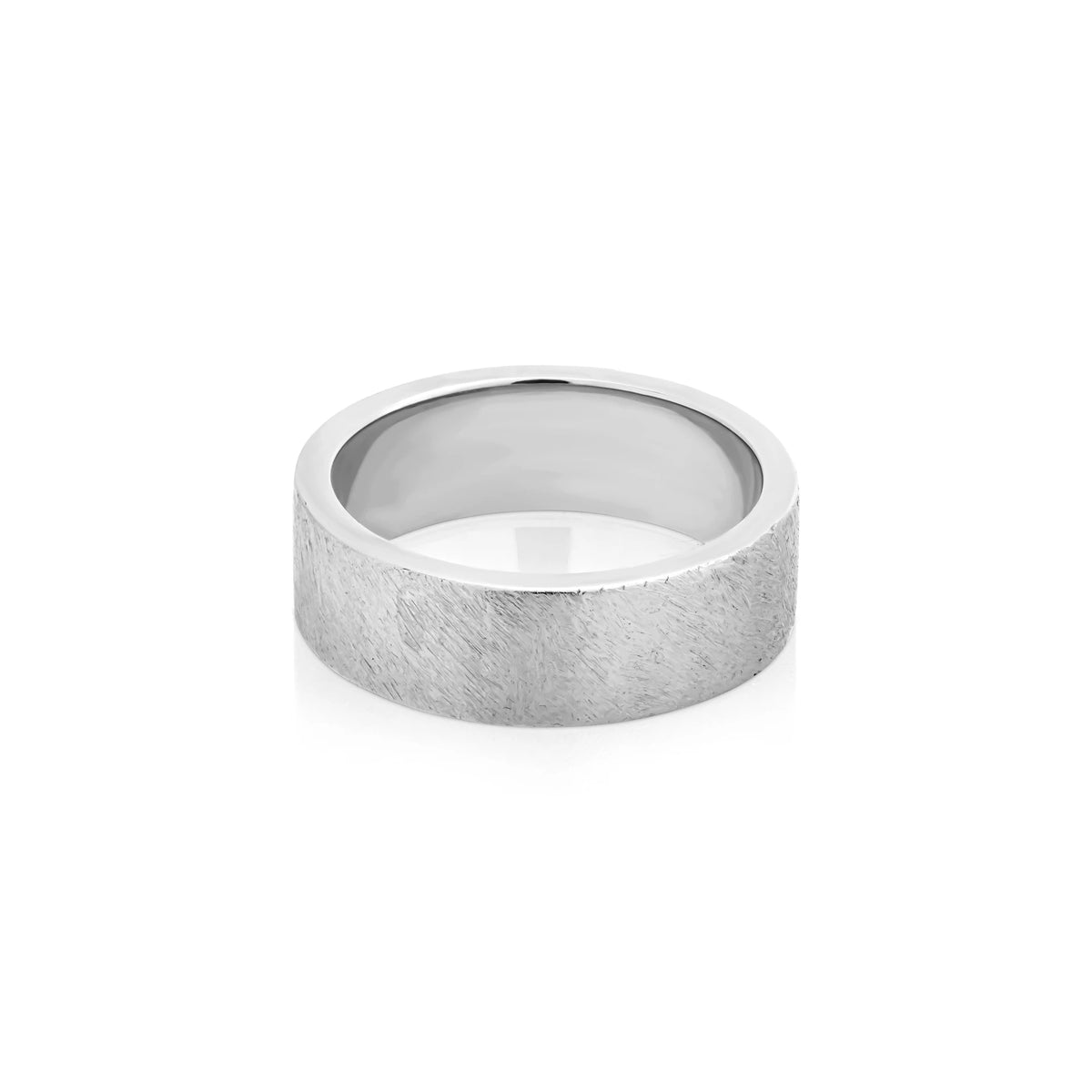 THICK ROUGH WEDDING RING 6 MM