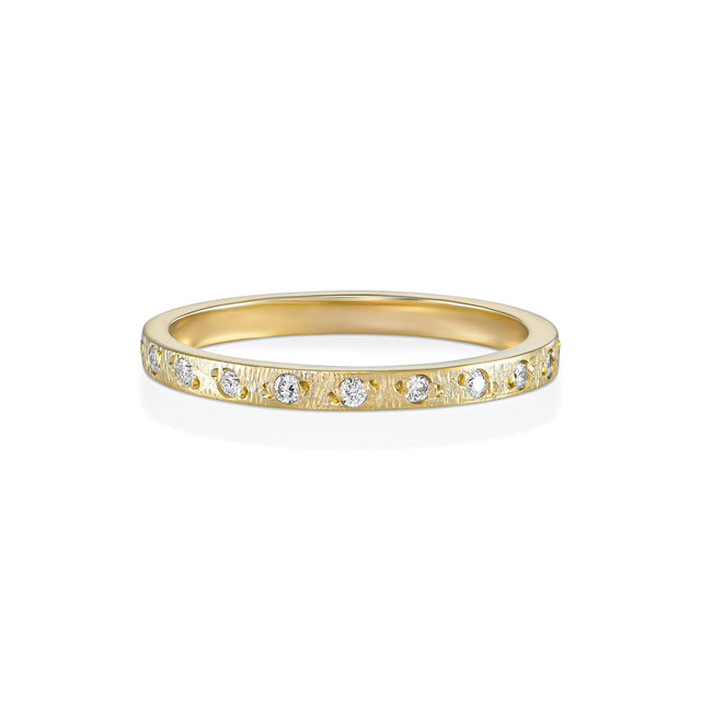 SHELLY WHITE DIAMOND RING, Packshot, Yellow Gold