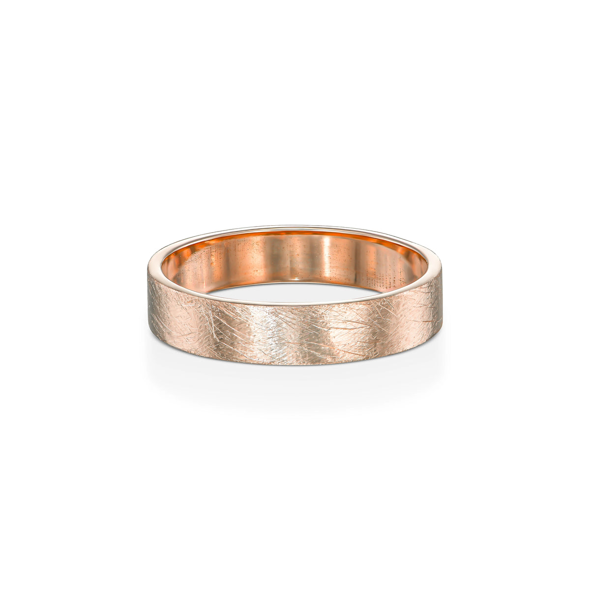 THICK ROUGH WEDDING RING 4.5 MM
