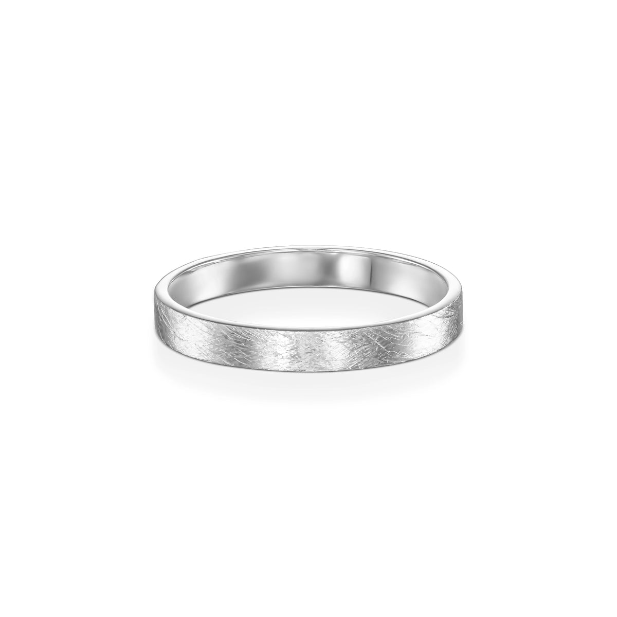 THICK ROUGH WEDDING RING 3 MM