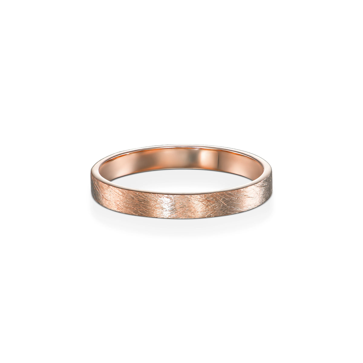 THICK ROUGH WEDDING RING 3 MM
