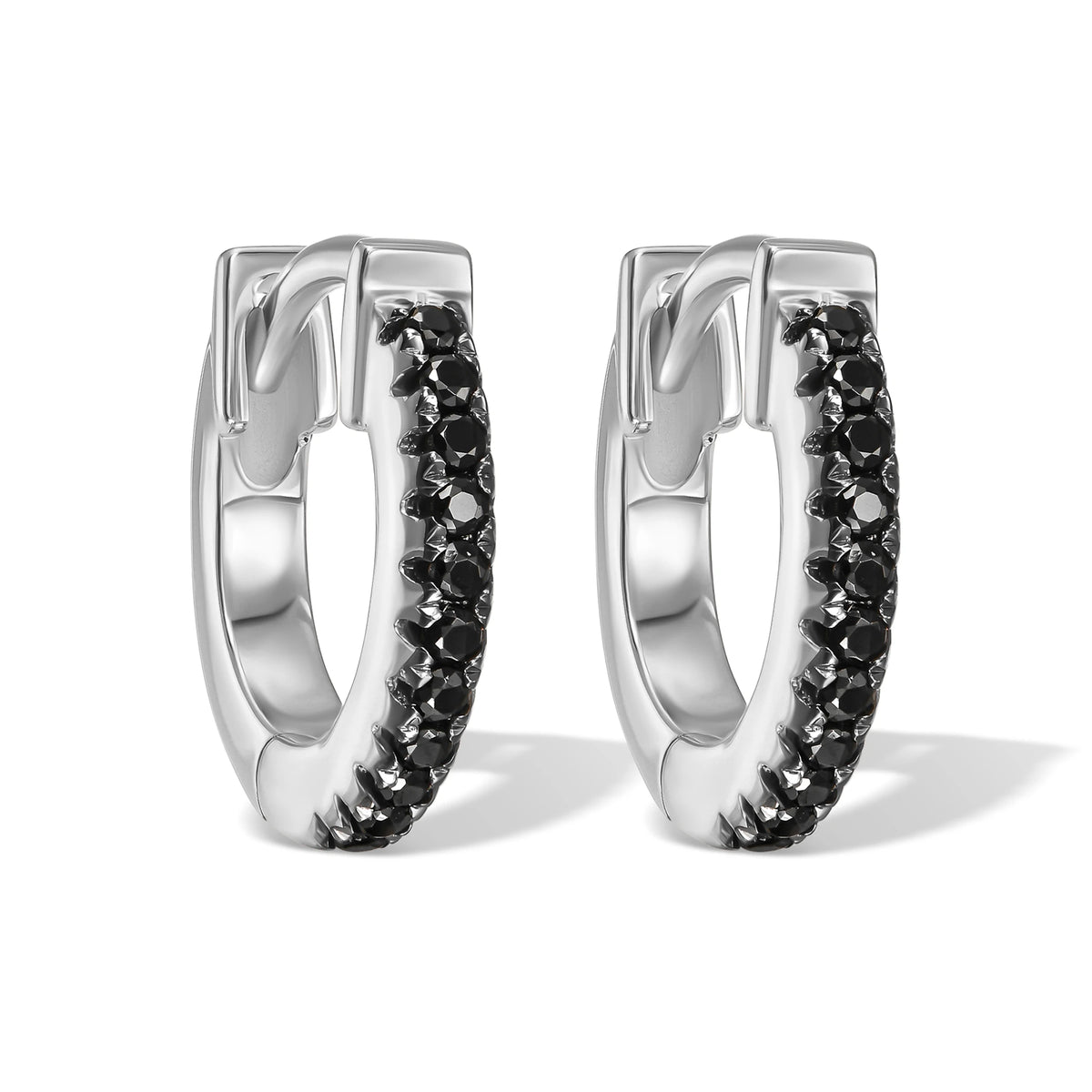 FLOR BLACK DIAMOND EARRING