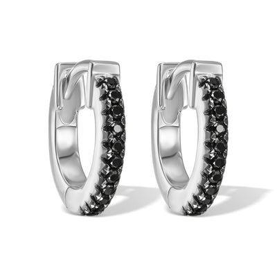 FLOR BLACK DIAMOND EARRING