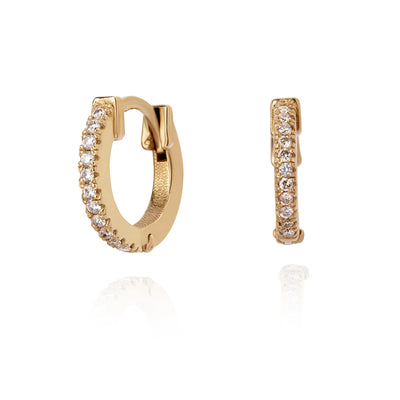 FLOR WHITE DIAMOND EARRING
