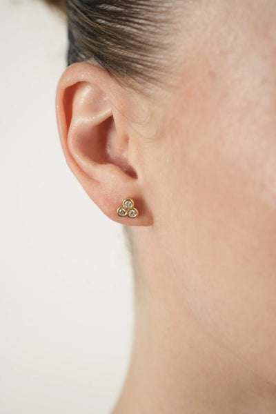 TALIA WHITE DIAMOND EARRING