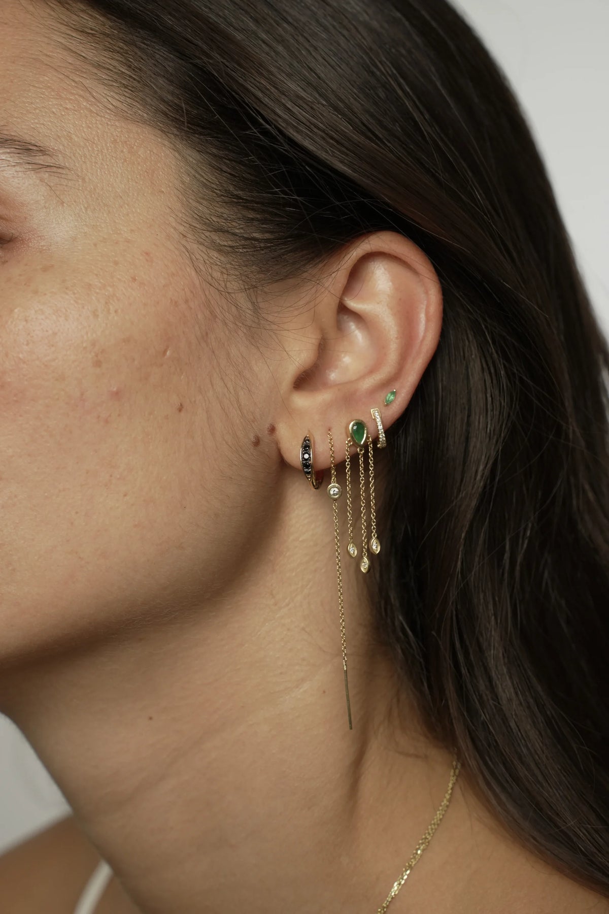 ALICE BLACK DIAMOND EARRING