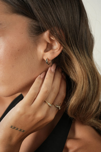 ALICE BLACK DIAMOND EARRING