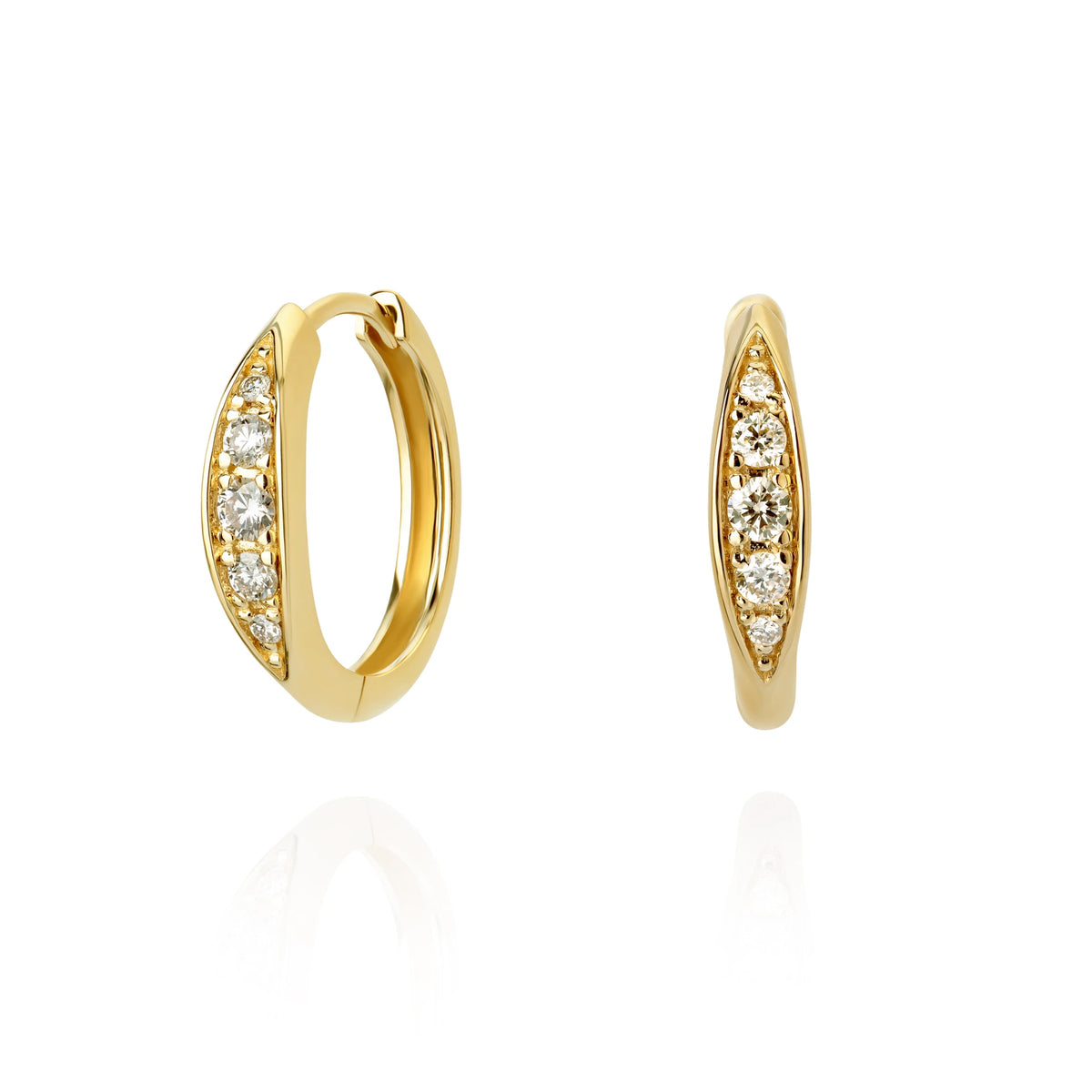 ALICE WHITE DIAMOND EARRING