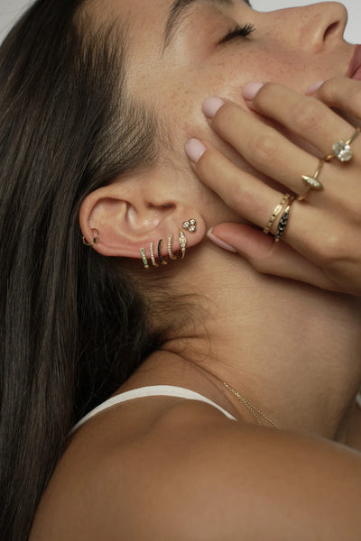 EVE WHITE DIAMOND EARRING