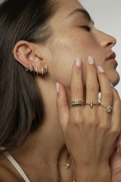EVE WHITE DIAMOND EARRING