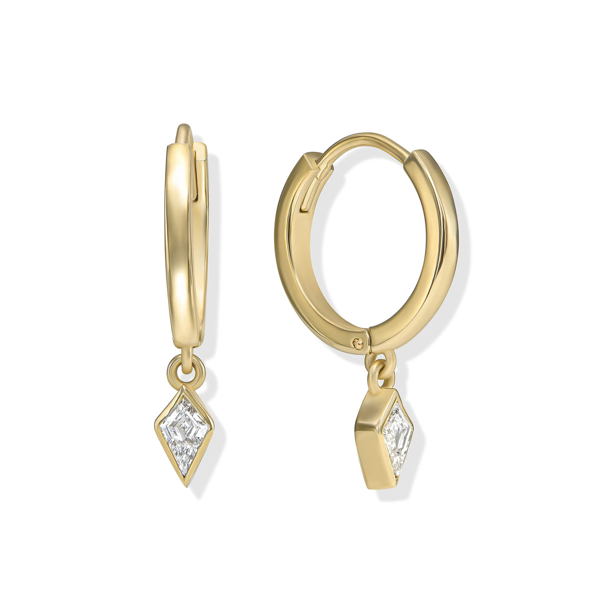 GEO DROP EARRING