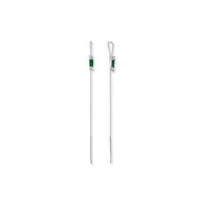 LENNY TRIO EMERALD EARRING