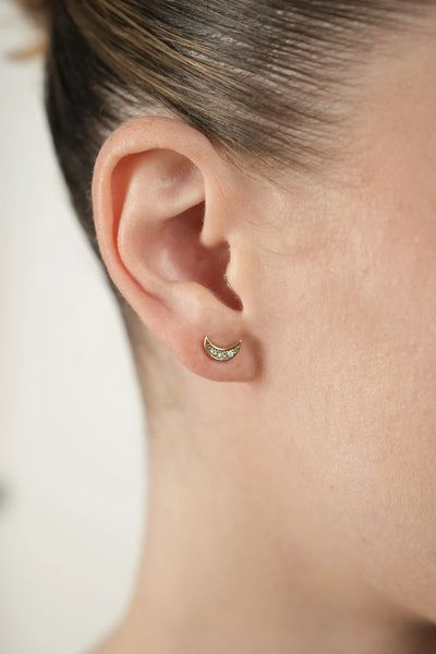 MOON EARRING