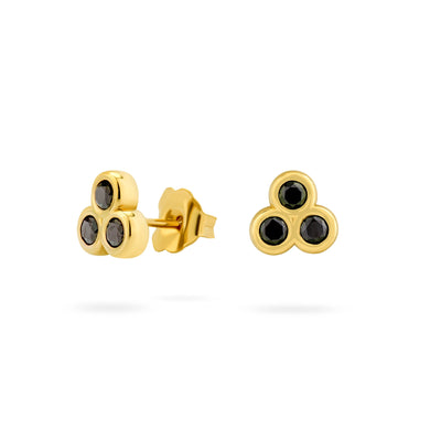 TALIA BLACK DIAMOND EARRING