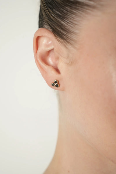 TALIA BLACK DIAMOND EARRING