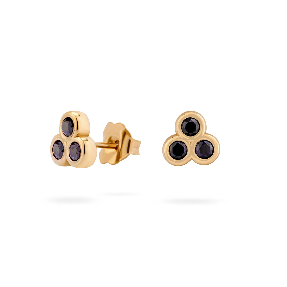 TALIA BLACK DIAMOND EARRING