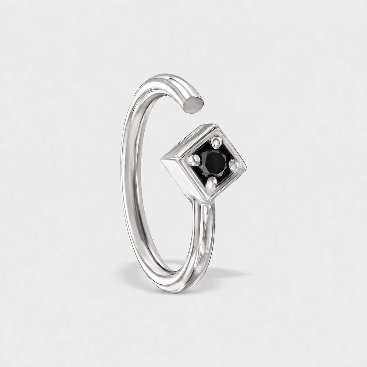 ECLIPSE BLACK DIAMOND EARRING