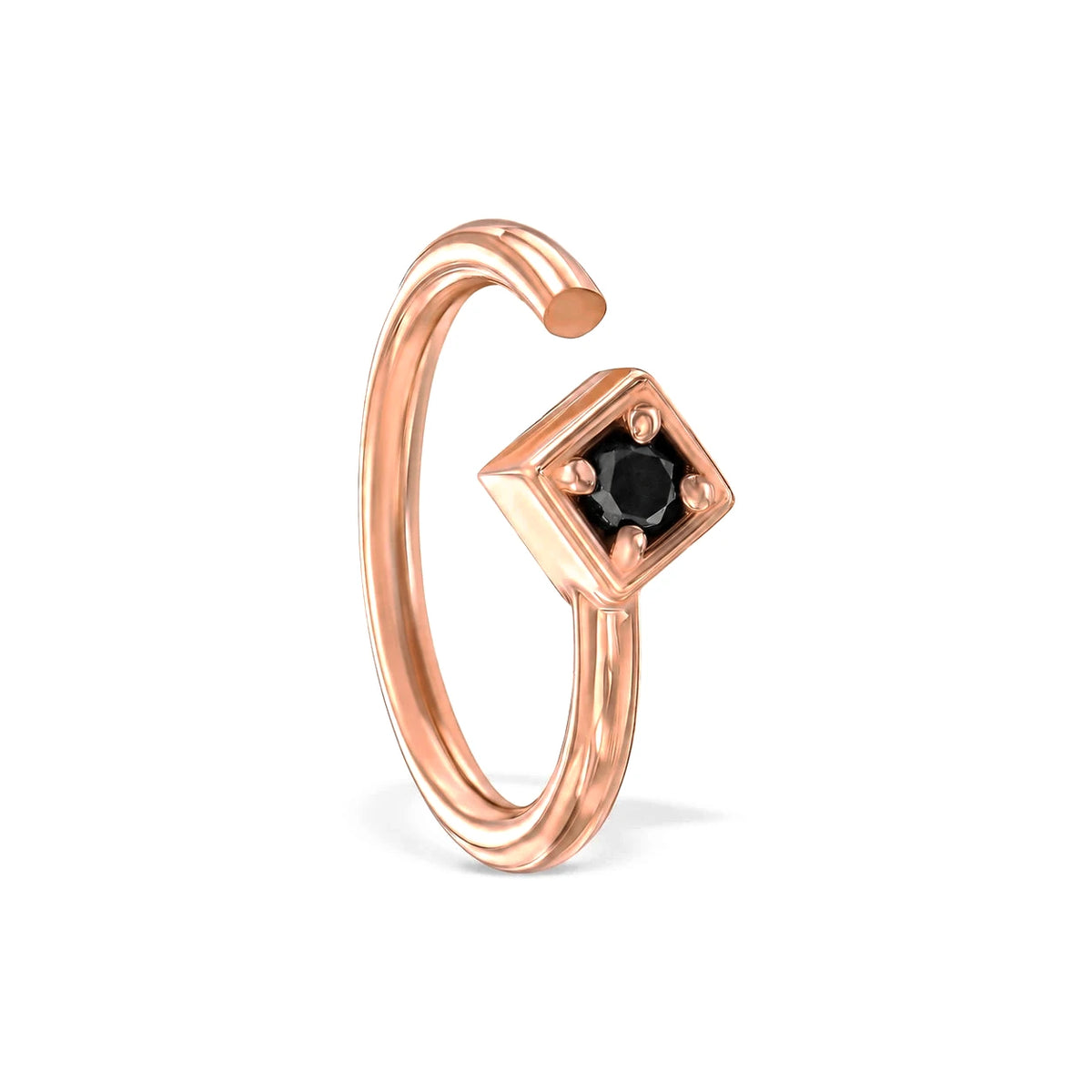 ECLIPSE BLACK DIAMOND EARRING