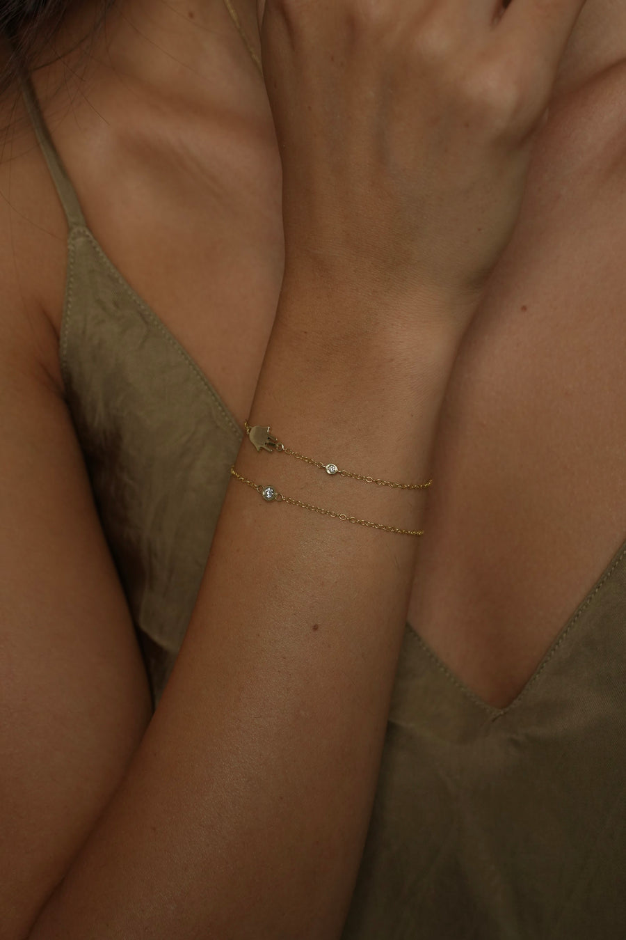 HAMSA BRACELET + LENNY BRACELET, Styled