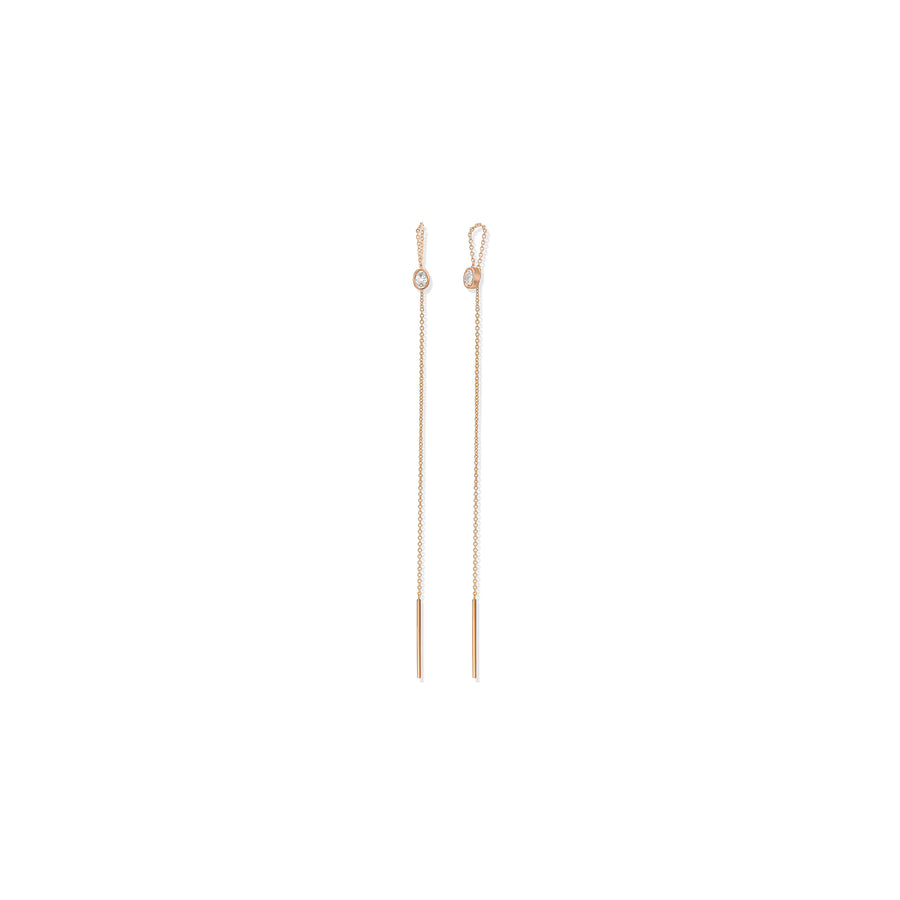 LENNY OVAL EARRING, Styled