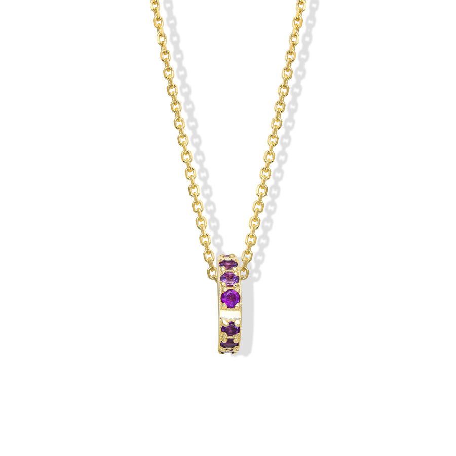 MONTH NECKLACE - FEBRUARY, Styled