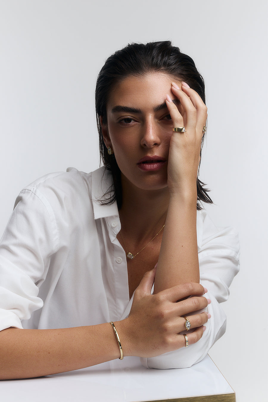 LOUR NECKLACE + MIRAGE RING, Styled